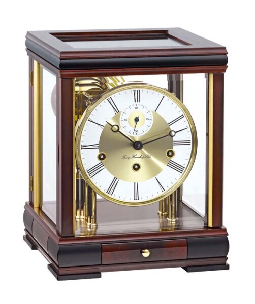 Tischuhr Mahagoni 4/4 Westminster - Hermle 22998-070352