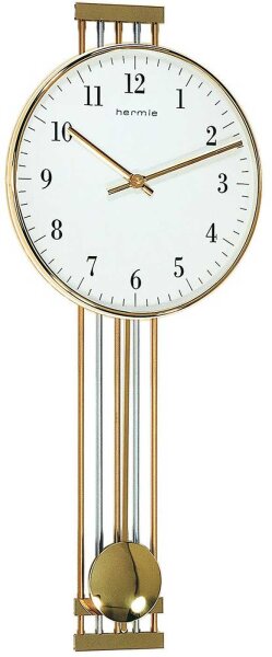 Hermle pendulum clock Messingoptik quartz movement - Hermle 70722-002200