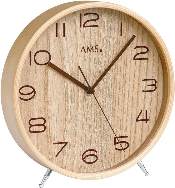 Tischuhr modern 22 cm - AMS 5118