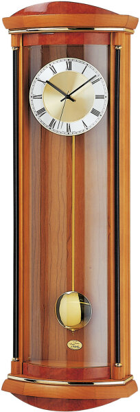 Hermle pendulum clock, quartz movement, Kirschbaum - AMS 7080/9