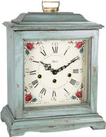 mechanische Tischuhr - Vintage Blau - Hermle 22915-V70340