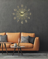 Wanduhr Goldfarben - JVD HT108.2