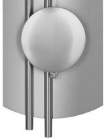 Funkpendeluhr Silberfarben Modern - AMS 5266S