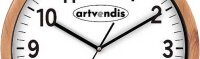 artvendis-by-AMS 5576B Wanduhr modern Funkwanduhr